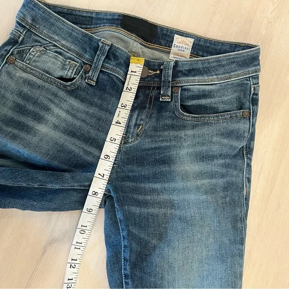 Buckle Black Candiani Denim Fit No. 53 Mid Rise Skinny Size 25 Made in Italy - Picture 6 of 13